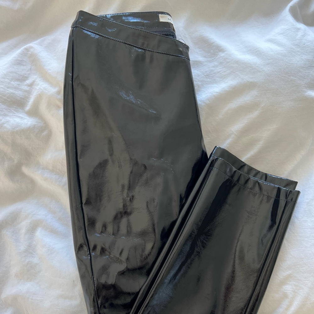 Black Leather Pants (S)